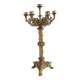 Magnificent French Louis XVI Style Bronze Seven-Light Candelabra LF Paris