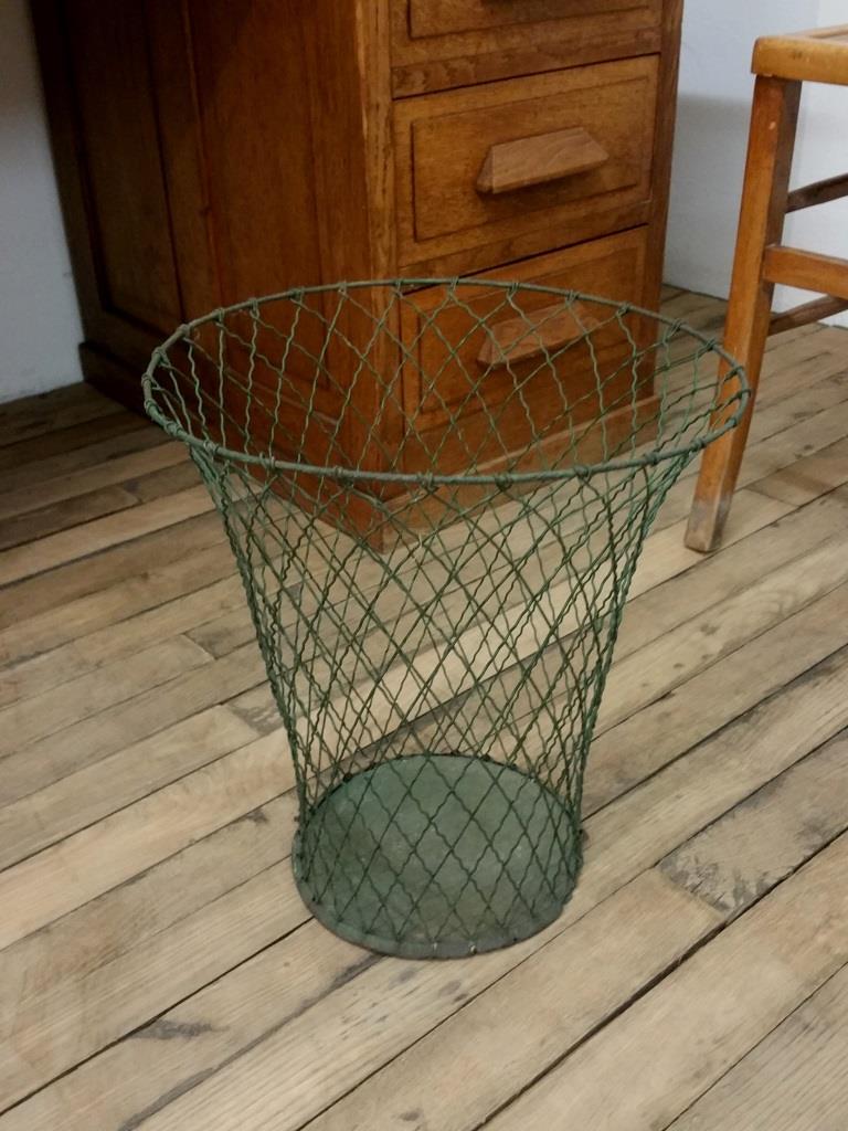 Old waste paper basket