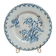 Antique plate with blue thistle decoration – Terre de fer spirit