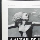 Magazine advertising poster Illustration