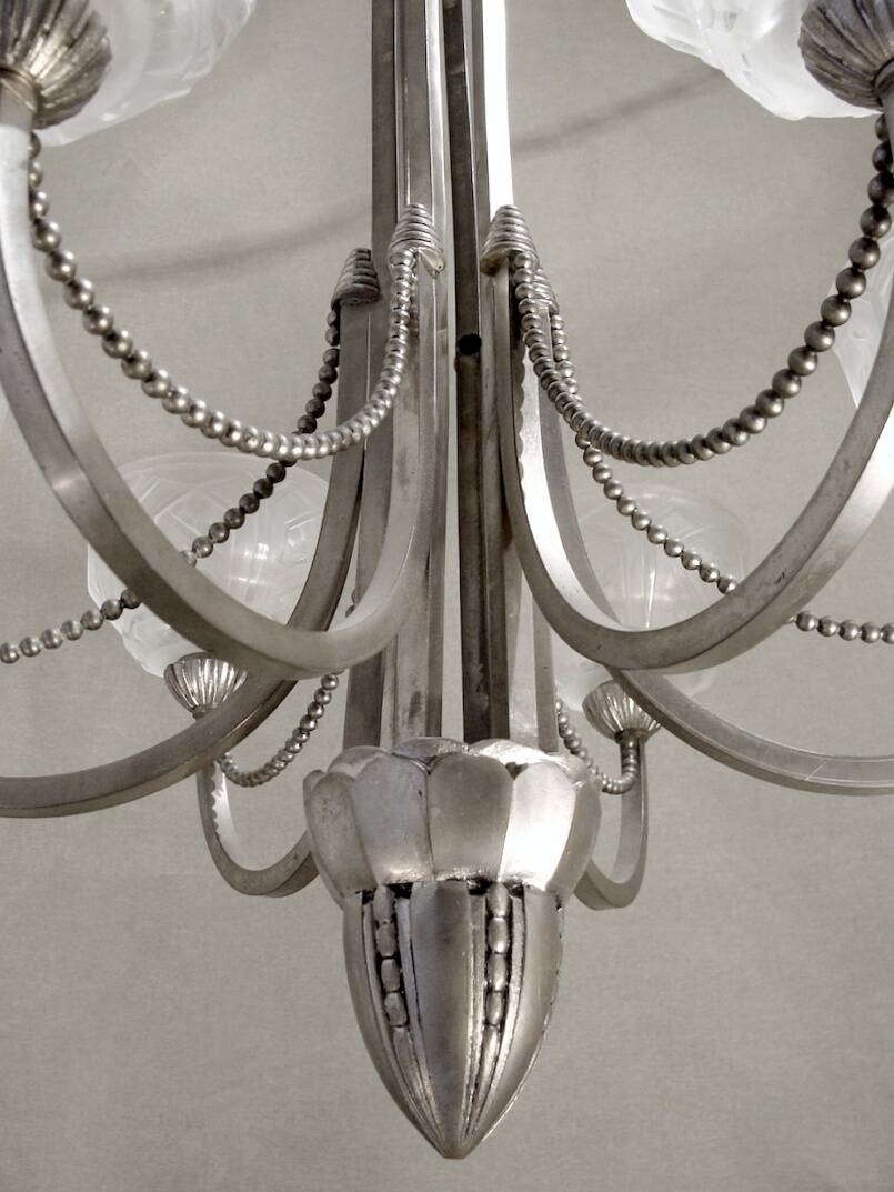 1930 chandelier with 6 lights