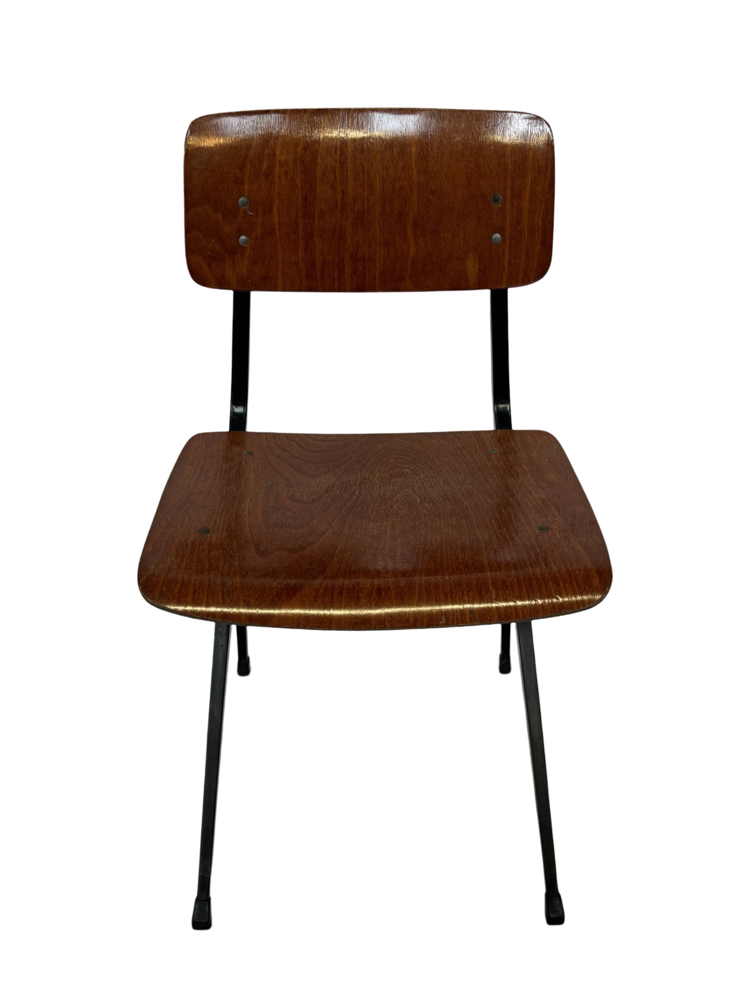 Mid Century Spin Chair 102 Ynske Kooistra for Marko Holland School chair