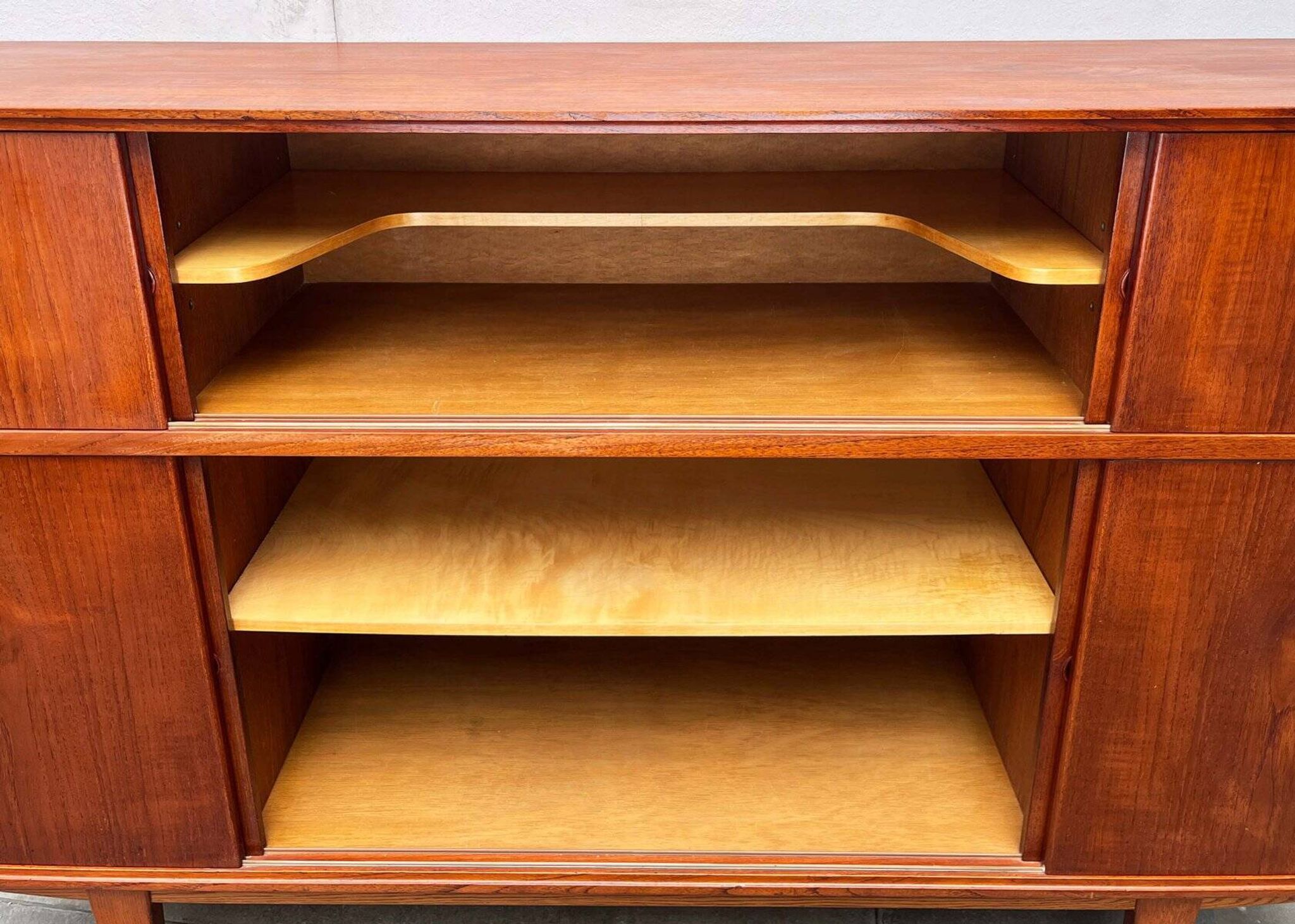Modern Danish mid-century enfilade, teak, 1960s