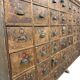 Large Antique Bank of Drawers – 48 Drawer Industrial Cabinet