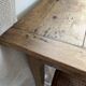 Oak farmhouse table