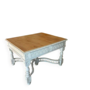 table bureau relookée - campagne