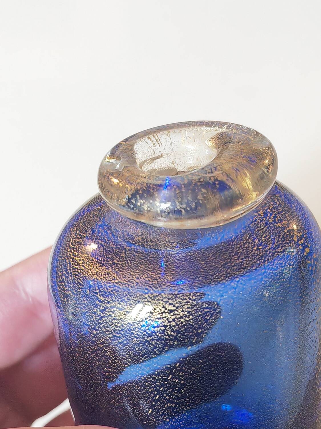 Glass paste vase