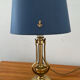Ancienne lampe de bateau en bronze