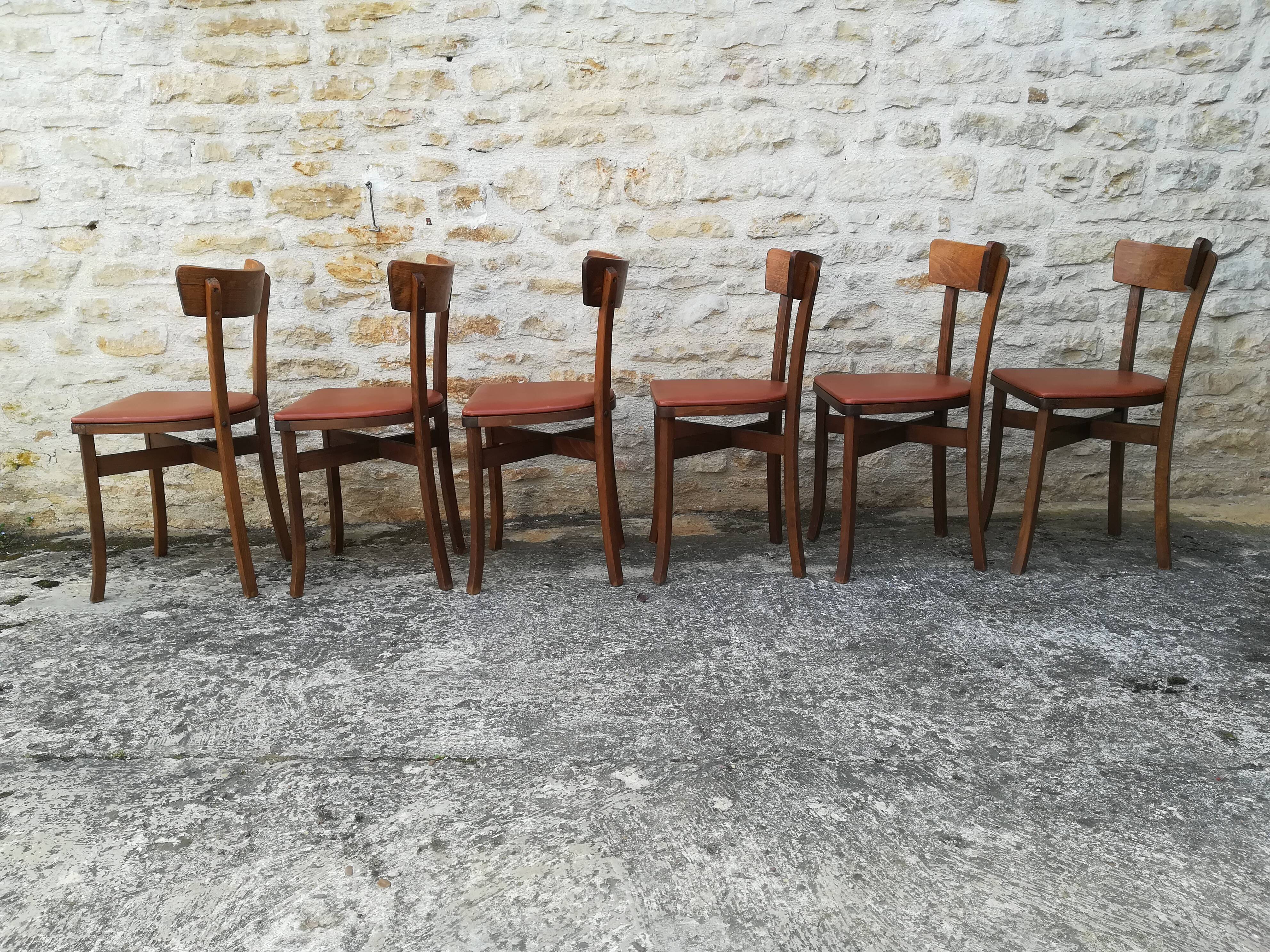 Bistro chairs 50s