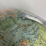 Globe vintage 1940 terrestre verre Duo Erdglobus Berlin - 42 cm