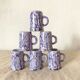 Marbled ceramic mugs