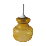 Amber glass suspension