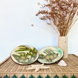 Decorative plates signed fish décor