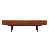 Teak lowboard, Danish design, 1960s, production: Denmark