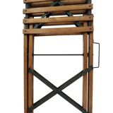 excellent condition folding painter's or fisherman's stool, early 19th century