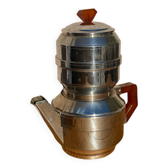 SFAMOKA chrome metal coffee maker