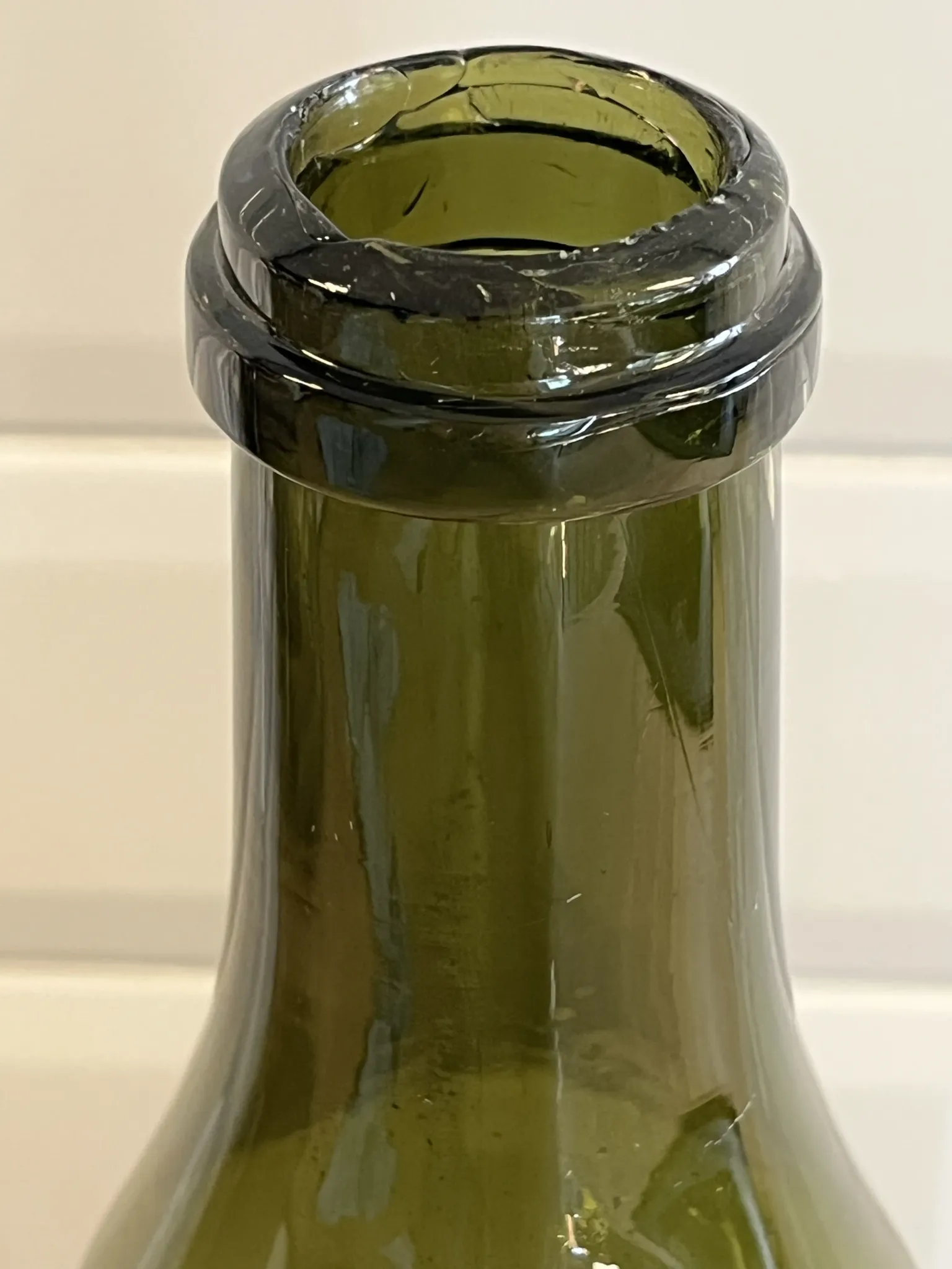 Glass vase bottle