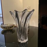 Art crystal vase Vannes France