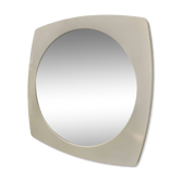 Vintage 70s-Magnificent white square mirror-Syla