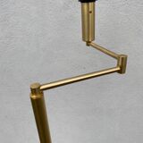 Brass e-reader floor lamp 1980