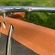 Pair of chrome armchairs, vintage circa 70