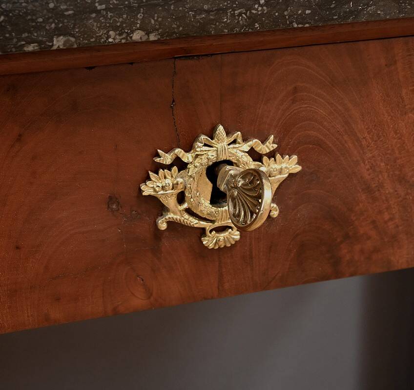 Mahogany dressing table, Empire period – Early 19th century