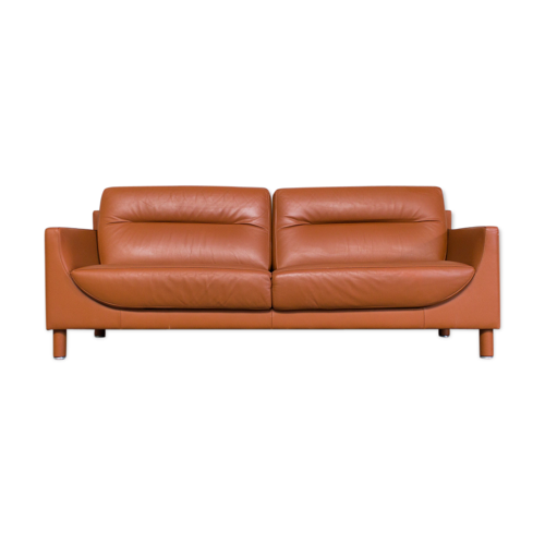 Cognac Leather Sofa by De Sede, Switzerland | Selency