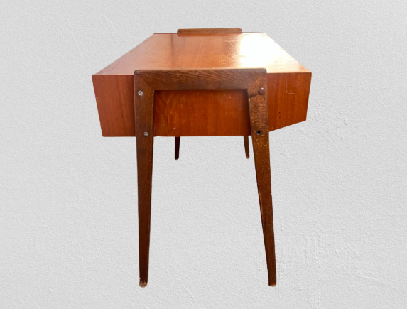 Vintage teak desk Scandinavian look 1960