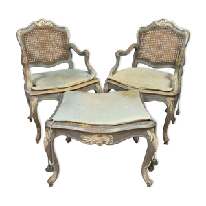 Rare ensemble de 2 fauteuils