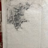 Old nautical chart - From Cap Camarat to Cap Roux via St Tropez St Raphael Ste Maxime