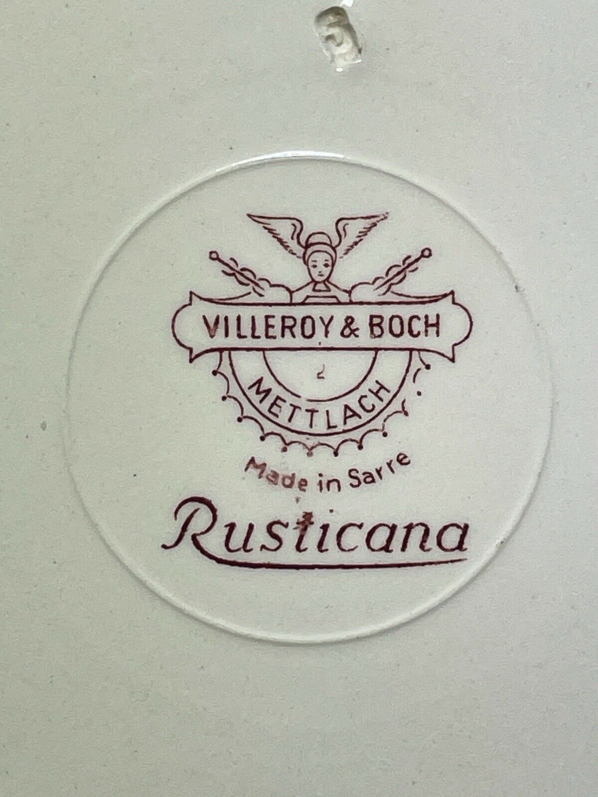 Series of 6 plates, villeroy and boch rusticana collection, chic countryside