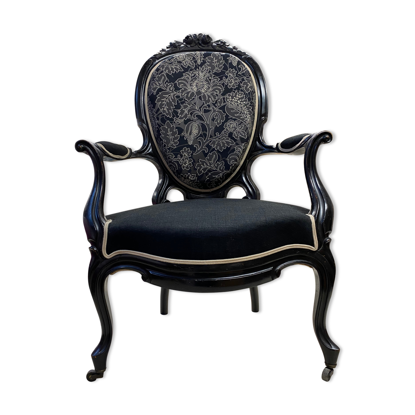 Baroque Napoleon III armchair