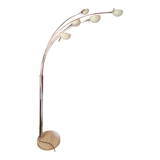 Lampadaire muguet 5 globes opaline