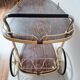 Vintage rolling table, bar cart