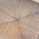 Corner chair/stool in turned and mulched wood, early XXth