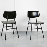 Mid-Century Minimalist Dining / Desk Chairs, Set of 2