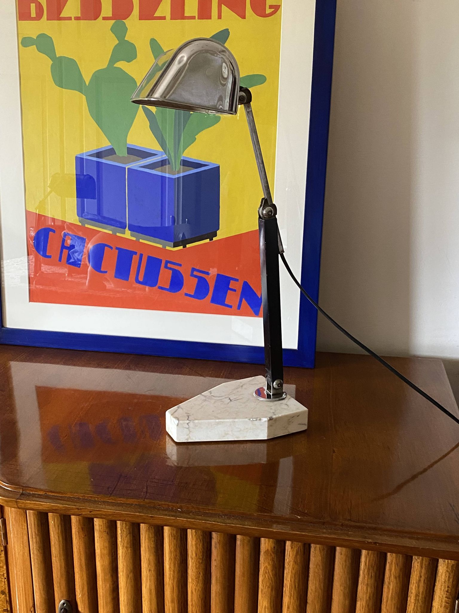 Lampe de bureau Art Déco, Fare France, vers 1930