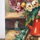 Afternoon bouquet, still life, oil on canvas signed