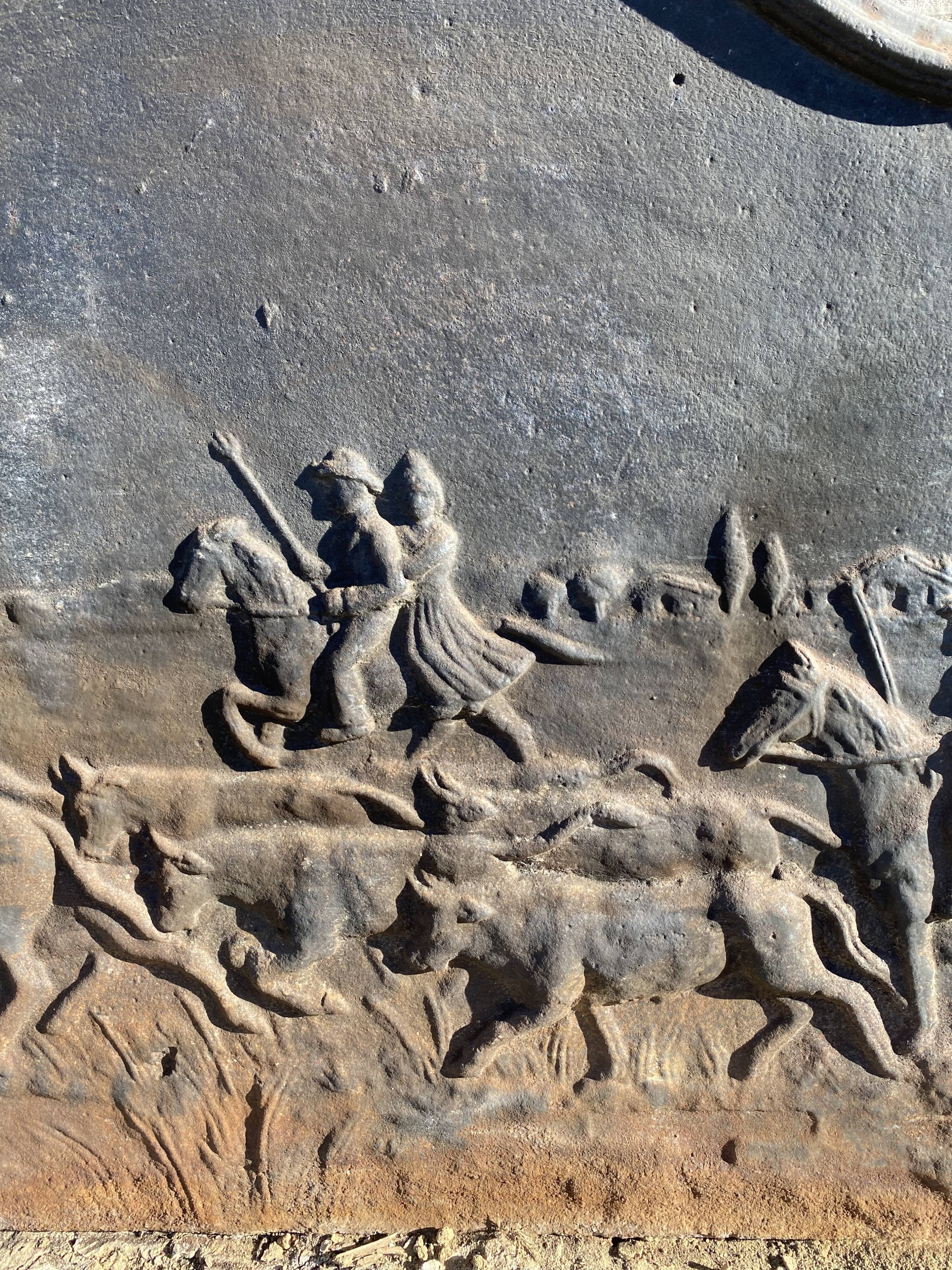 Fireplace plate Camargue Arlesian