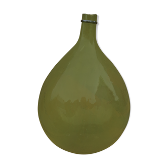 Demijohn 20 liters vintage green