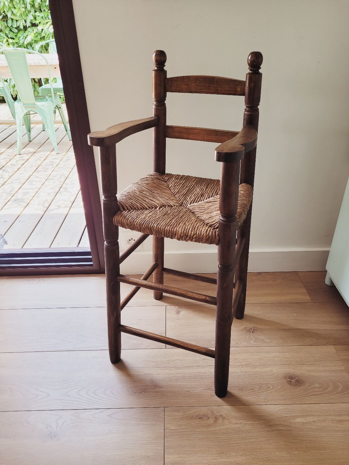 Children's high chair wood