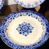 4 Assorted plates from Longwy and Moustiers