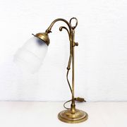 Ancienne lampe de bureau col de cygne