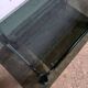 Chrome coffee table with double smoked glass top, 1970s