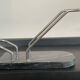 Vintage bottle holder in marble and metal