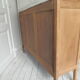 Buffet, art deco serving in oak, pearl gray patinated pine top
