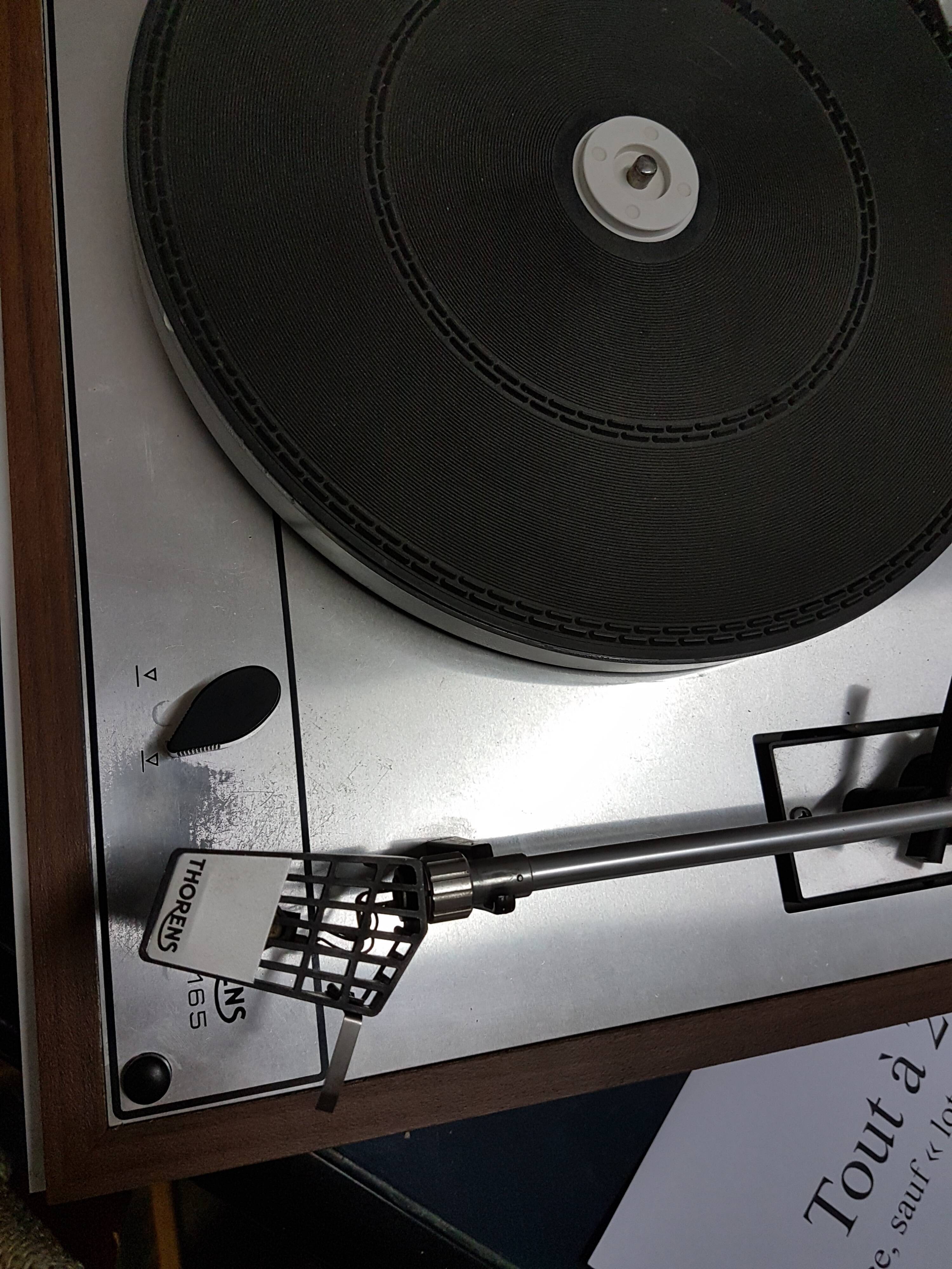 Platine vinyle Thorens td 165 des années 70