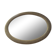 Napoleon oval mirror with 19th century cane
