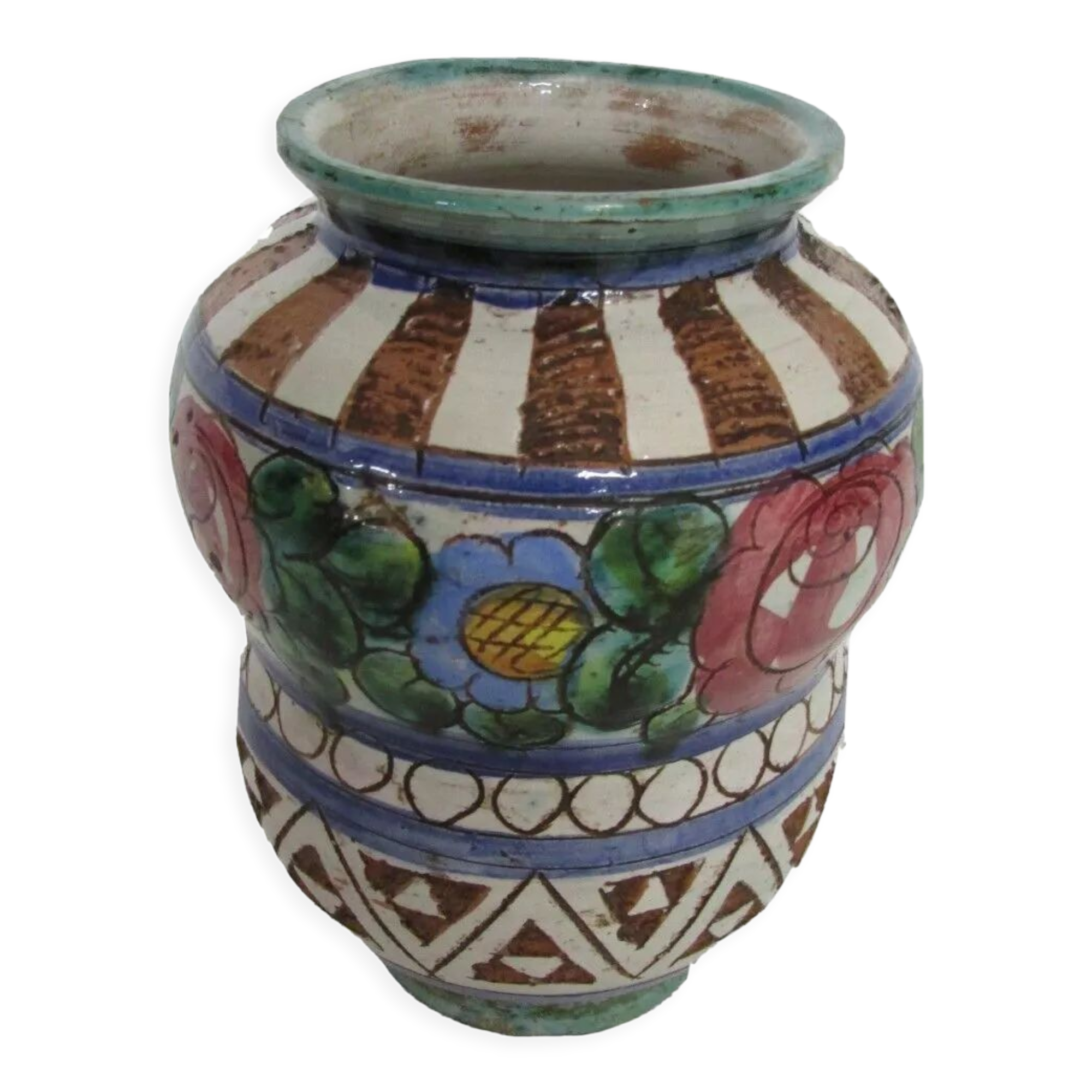 Vase decor abstract geometric