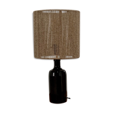 Lampe grès et ficelle de jute